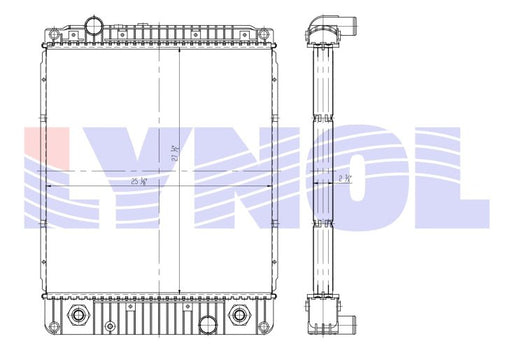 2010 Freightliner Motorhome Chassis MBE 900 6.4L Radiator LR2200-069