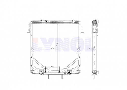 2011 Freightliner Coronado ISX15 14.9L Radiator LR2200-071