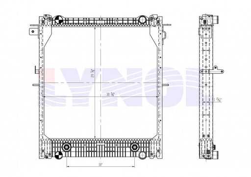 2008 Freightliner M2 106 ISB 5.9L Radiator LR2200-072