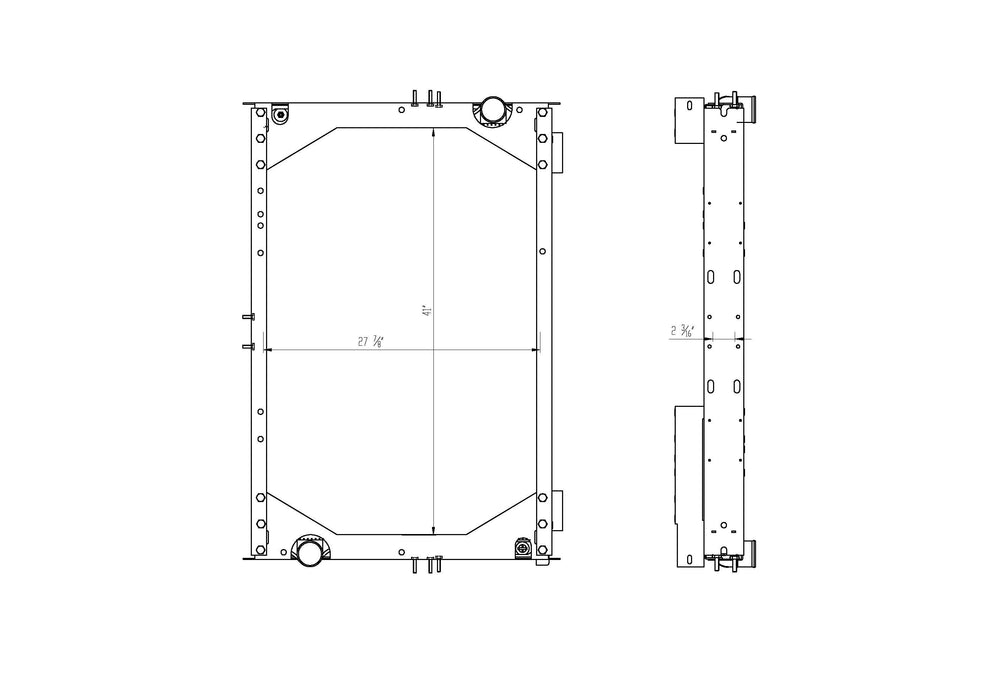 1996 International 9400 Cummins N14 14.0L Radiator