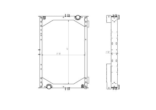 1993 International 5000 Cummins ISM 10.8L Radiator