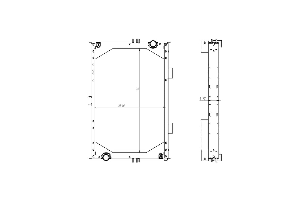 2004 International 7700 Navistar DT 466 7.6L Radiator