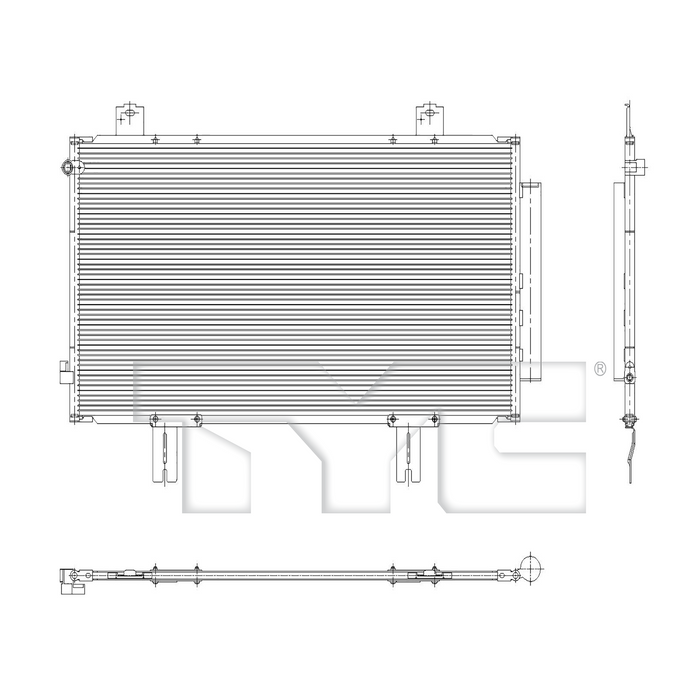 2025 Acura TLX 3.0L V6 Turbo Condenser | TYC30314
