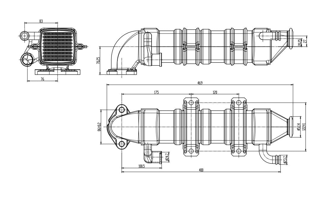 2018 Ram 5500 Cummins ISB 6.7L EGR Cooler