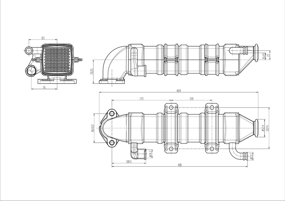 2018 Ram 5500 Cummins ISB 6.7L EGR Cooler