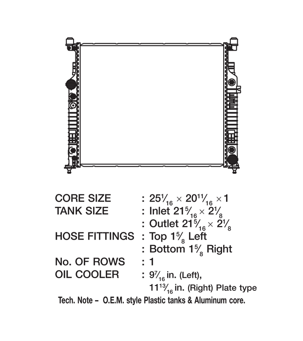 Radiador 2009 Mercedes-Benz GL450 4.7L V8