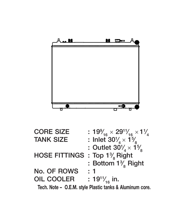 2025 Nissan Pathfinder 3.5L V6 Radiator