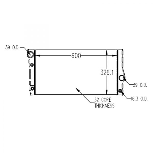 2010 BMW 535i GT  3.0L L6 Radiator - Turbocharged, RWD, Automatic