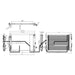 2015 Kia Forte  2.0L L4 Radiator - Sedan, Automatic