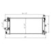 2016 Nissan Leaf  L  Radiator - Automatic