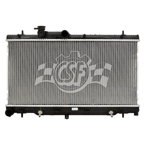 2000 Subaru Outback 2.5L H4 Radiator with durable construction, designed for efficient cooling in cars, trucks, and vans, backed by a 1-year warranty and expert support.