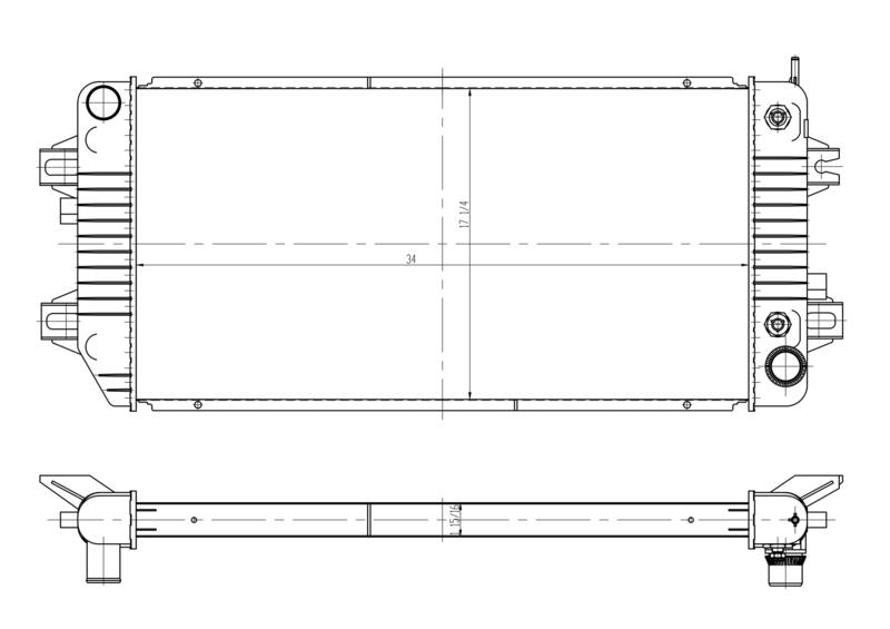 2018 GMC Savana 2500 2.8L L4 Radiator